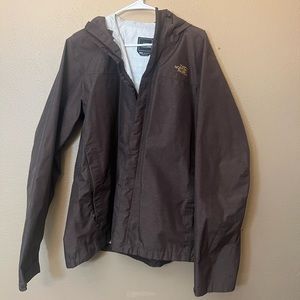 Large Brown North Face Rain Jacket